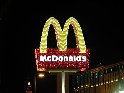 McDonalds special sign
