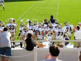 Navy comes on field