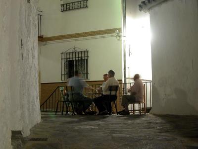 Jimera de Libar at night - 'doms'