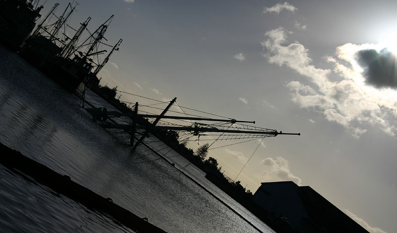 Inclined boat *