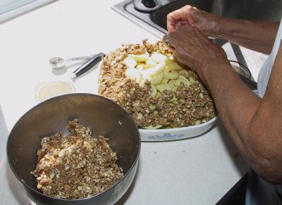 I Love my Wife and her Apple Crisp, but Hate the Calories