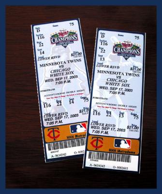 Tickets for the Game