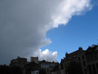 Hate-Half Blue/Cloud Sky
