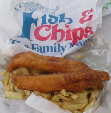 Fish and Chips...of course.