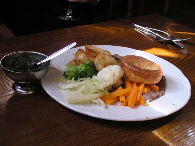 Sunday dinner, lamb