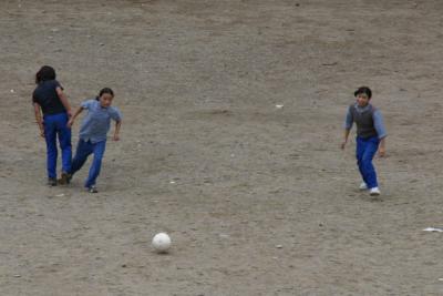 On the sportsfield