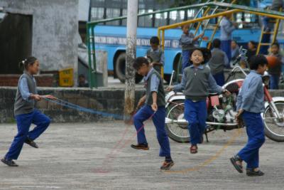 On the playground