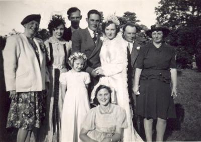 Ken  Rose Wedding day 27th July 1946