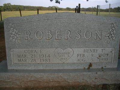 Henry T. & Cora E. Roberson