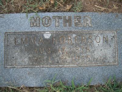 Emma Roberson b. 1878 d. 1955