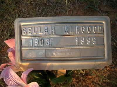 Beulah Alegood b. 1908 d. 1999