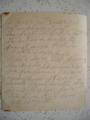 George W. Boyett Letter 1908 Pg 2