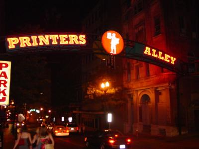 Nashville's Printer's Alley