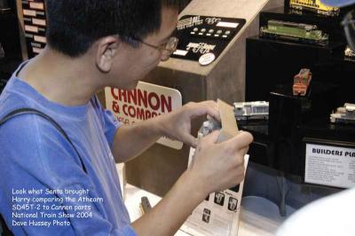 Harry Examining a Pre Production Athearn SD45T-2