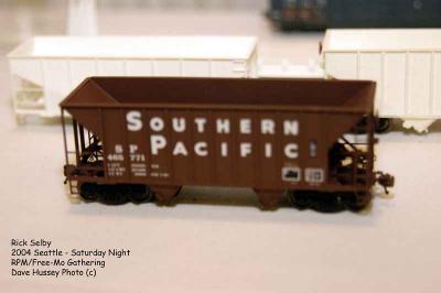 Rick Selby used the Bruce's Train Shop resin cars