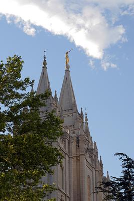 The LDS Temple in Salt Lake City