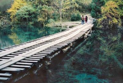 The lake is fed by rivers.