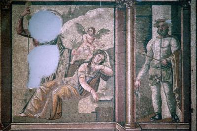 Antakya mosaic Dyionysos and Ariadne