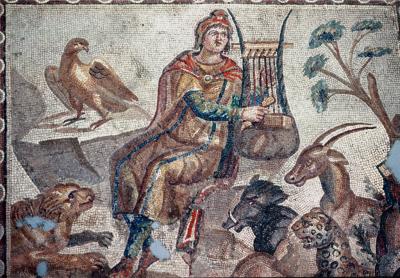 Antakya mosaic Orpheus and the Beasts