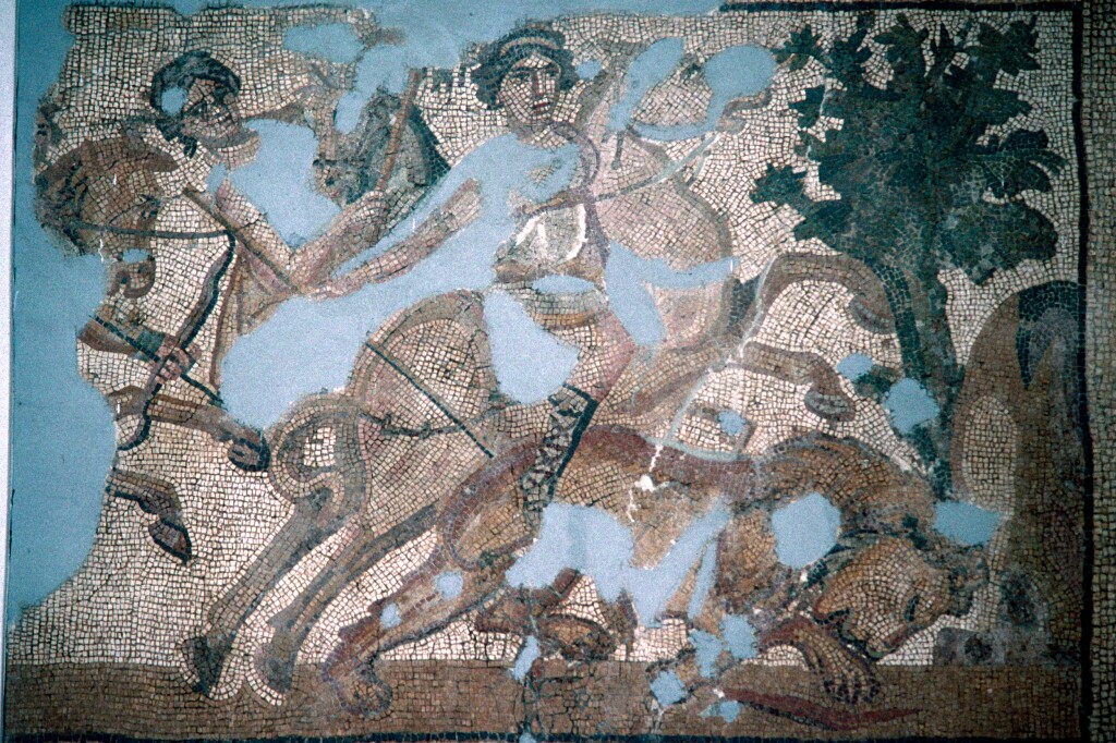 Antakya mosaic Amazones