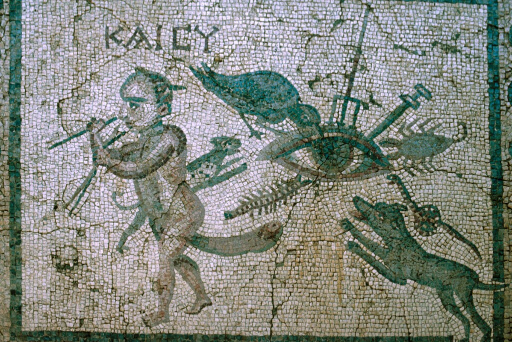 Antakya mosaic with Evil Eye.