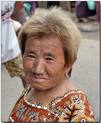 Local vendor - Hledan Market, Yangon