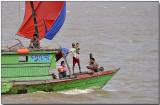 Sail power - Ayeyarwady River, Bagan