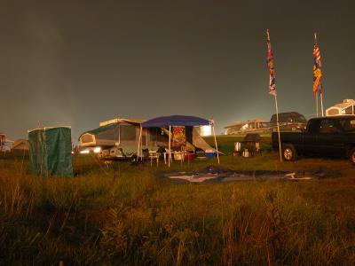 Our camp site on 8 second exposure