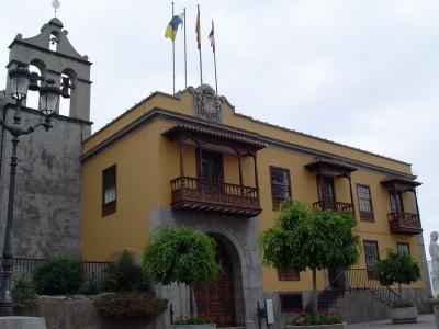 Town hall and church