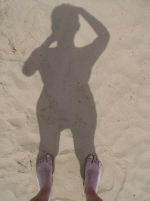 Photographer's shadow