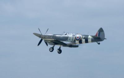 Modified Spitfire  Landing