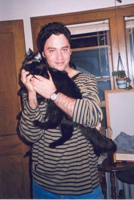 master and human, Minneapolis, May 2001