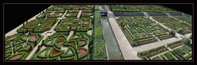 Villandry : Panoramic view