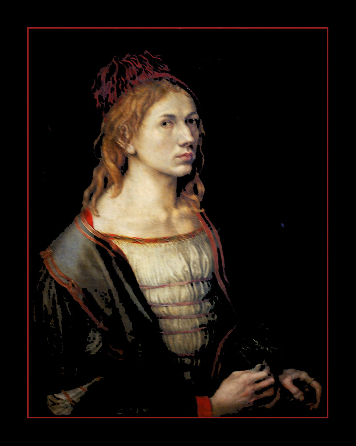 Portrait de lartiste (1493) par Albrecht DRER