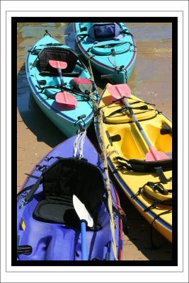 Colorful Kayaks