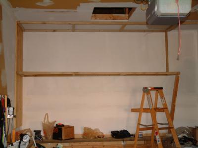 Starting with the top half of the first 8' section