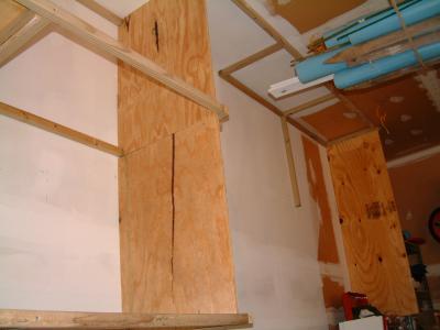 The jutting out of this wall section will be slightly challenging