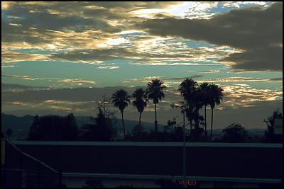 Sunset and Strip Mall