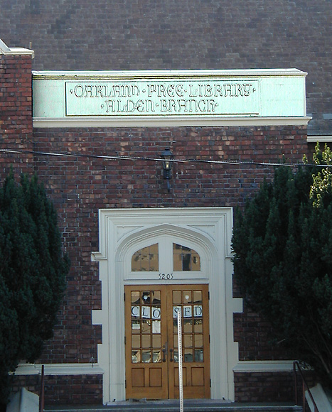 Oakland Public Library, Temescal (nee Alden) Branch