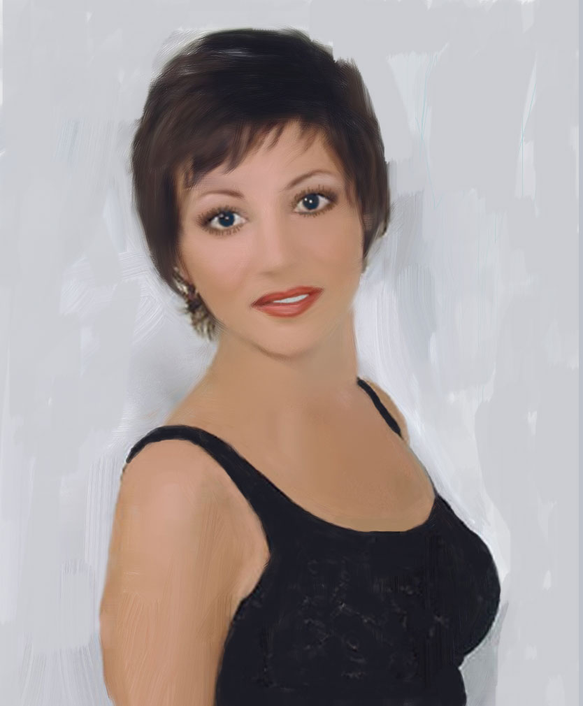 Photo painted in Painter