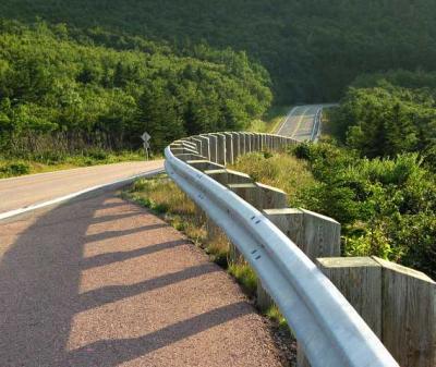The first guardrail was built in 1952.