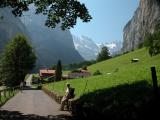 Mom in Lauterbrunnen