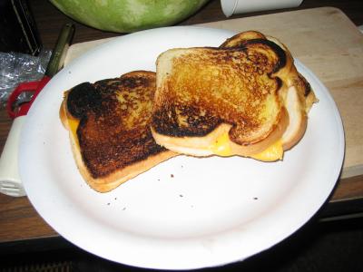 Famous toasted cheese sandwiches