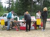 Stampede Pass aid stationMile 35.5