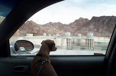 Hoover Dam, Gypsy lovin' the ride.