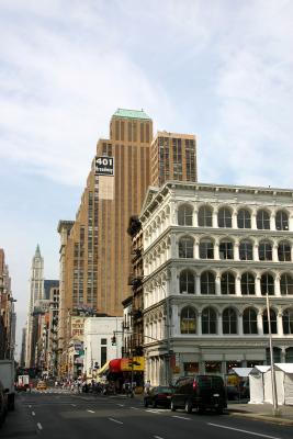 Broadway  at Howard  Street - Looking Downtown