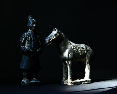 Chinese Clay Horseman