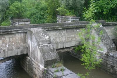 Remains of old lock