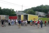 Loading the truck to Buffalo