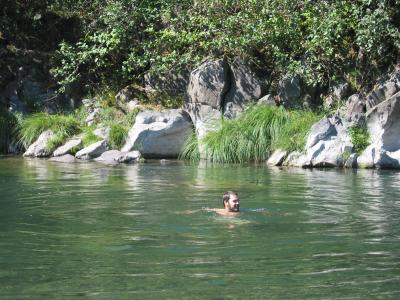 Tyler at the river